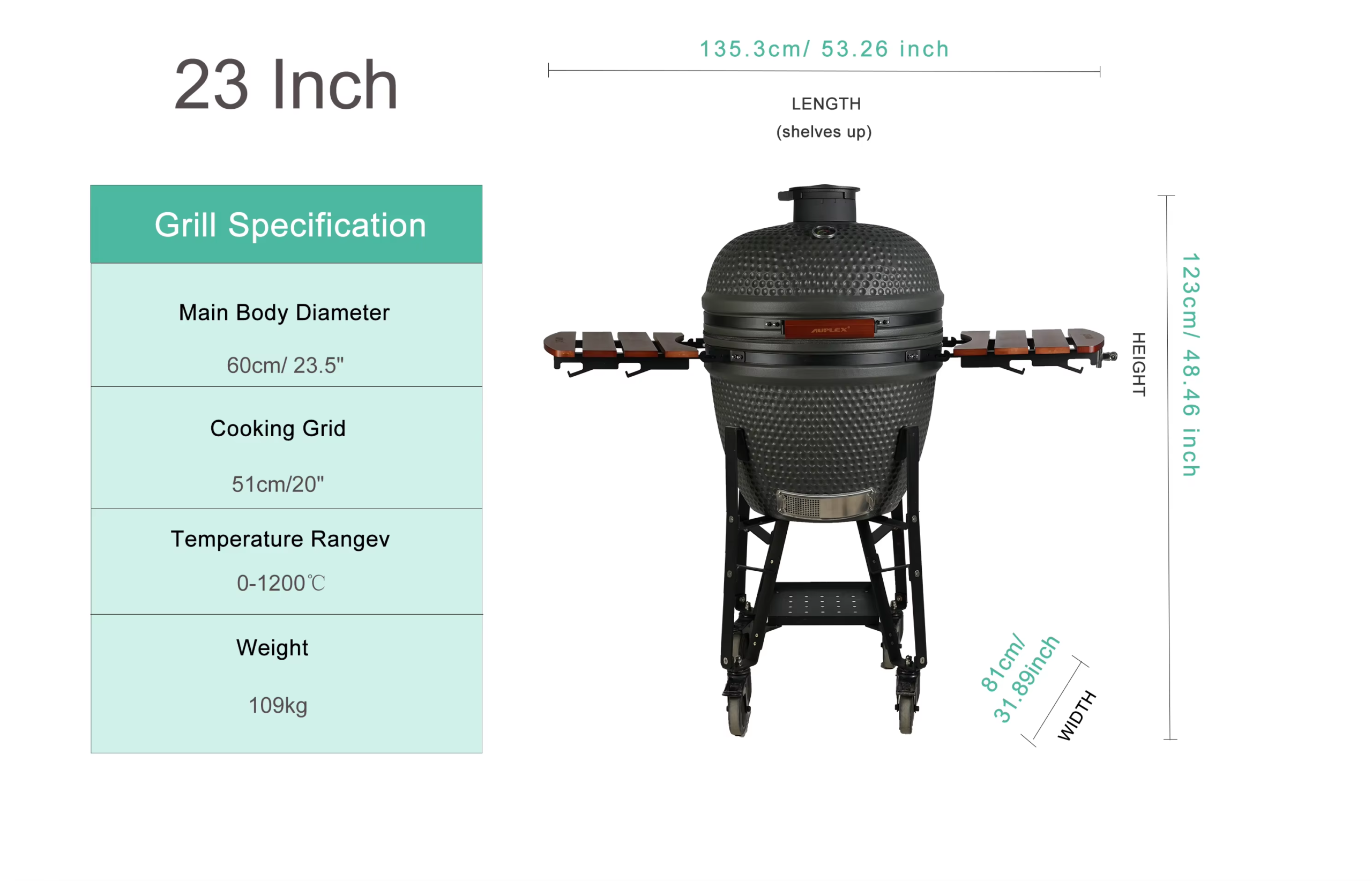 custom size 13inch high quality bbq rotisserie multiple cooking modes carbon grill for patio mini ceramic barbecue kamado