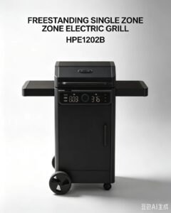freestanding single zone electric grill (hpe1202b)