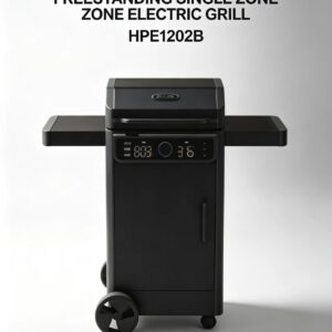 freestanding single zone electric grill (hpe1202b)