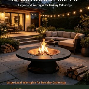 outdoor cooking fireplace with blue enamel: warmth, flavor, and style for your backyard (复制)