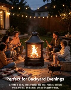 outdoor cooking fire pit: warmth, flame cooking, and backyard gatherings in one design