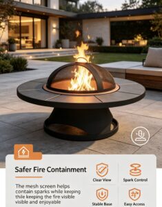 outdoor cooking fireplace with blue enamel: warmth, flavor, and style for your backyard (复制)