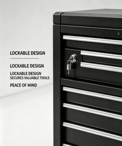 26.5 inch 9 drawers tool chest：built to keep your tools organized and secure