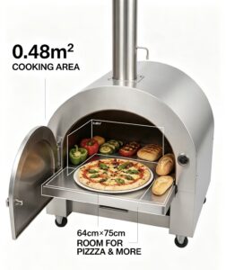 wood fired pizza oven (hpo01s 1)