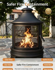outdoor cooking fire pit: warmth, flame cooking, and backyard gatherings in one design