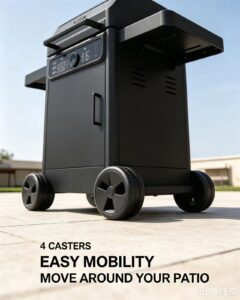 freestanding single zone electric grill (hpe1202b)
