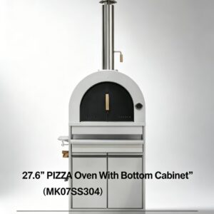 27.6” pizza oven with bottom cabinet (mk07ss304)