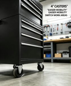 26.5 inch 9 drawers tool chest：built to keep your tools organized and secure