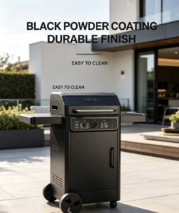 freestanding single zone electric grill (hpe1202b)